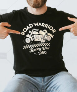 The Peanuts Snoopy And Classic Bike Road Warrior Racing Club Est 1950 T-Shirt3