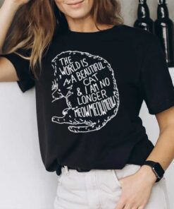 The World Is A Beautiful Place Cat Tee2