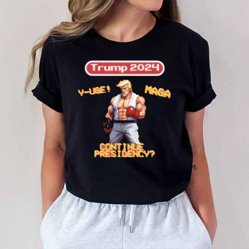 Trump 2024 Continue Presidency Rock The ‘trump 2024 8 Bit T-Shirt2