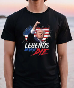 Trump Fight Legends Never Die Pennsylvania Rally T-Shirt2