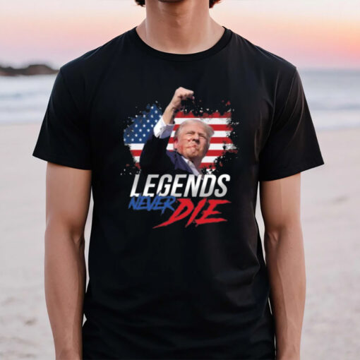 Trump Fight Legends Never Die Pennsylvania Rally T-Shirt2