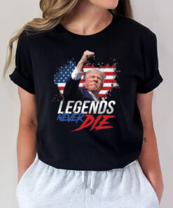 Trump Fight Legends Never Die Pennsylvania Rally T-Shirt3