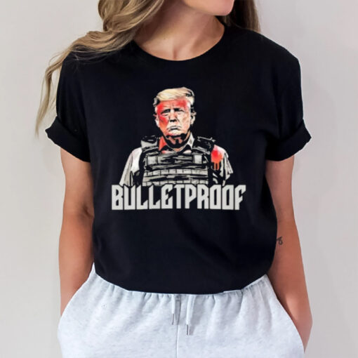 Trump Shot Assassination Attempt Bulletproof Trump T-Shirt3