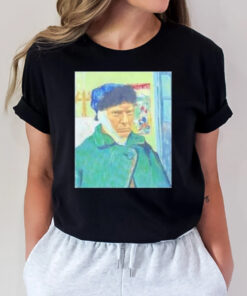 Trump Shot Painting Style Van Gogh T-Shirt3