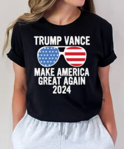 Trump Vance 2024 Make America Great Again Sunglasses T-Shirt3