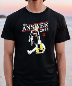 Trumplatinos Trump And Biden The Answer 2024 T-Shirt2