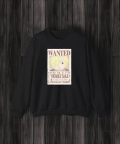 Vinsmoke Sanji Wanted Poster Dead Or Alive 2024 T-Shirt