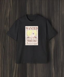 Vinsmoke Sanji Wanted Poster Dead Or Alive 2024 T-Shirt2