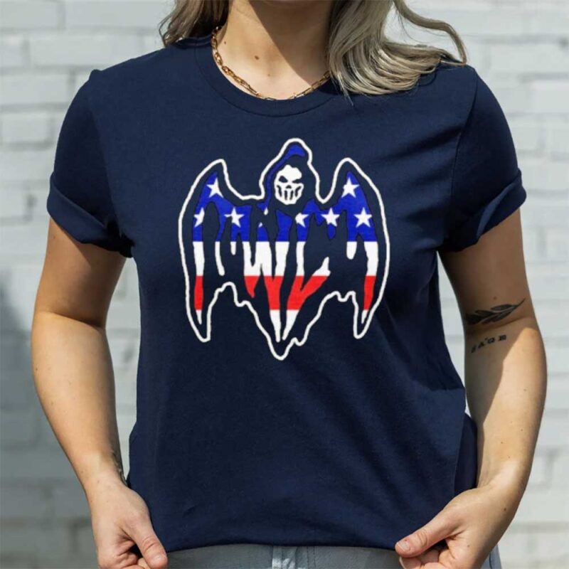 Warren Lotas Stars And Stripes Bat Reaper T-Shirt3