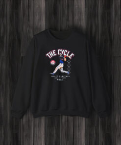 Wyatt Langford Texas Rangers Cycle T-Shirt