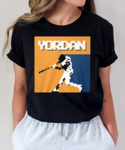 Yordan Alvarez Astros Pixel T-Shirt1