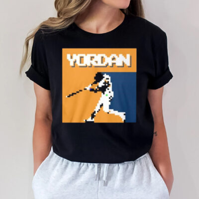 Yordan Alvarez Astros Pixel T-Shirt1