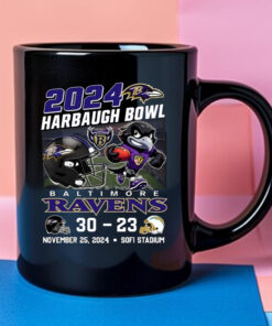 2024 The Harbaugh Bowl Ravens 30-23 Chargers Mug