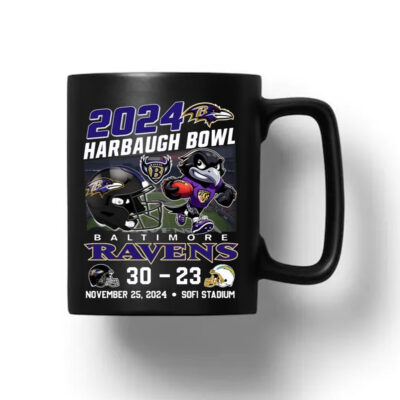 2024 The Harbaugh Bowl Ravens 30-23 Chargers Mug1