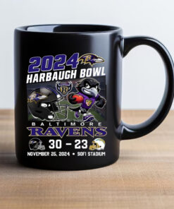 2024 The Harbaugh Bowl Ravens 30-23 Chargers Mug2