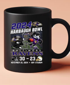 2024 The Harbaugh Bowl Ravens 30-23 Chargers Mug3