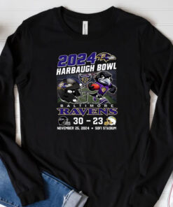 2024 The Harbaugh Bowl Ravens 30-23 Chargers T-Shirt333