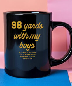 98 Yards with My Boys Mug 2024