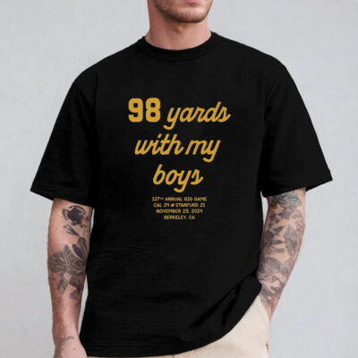 98 Yards with My Boys T-Shirt 2024