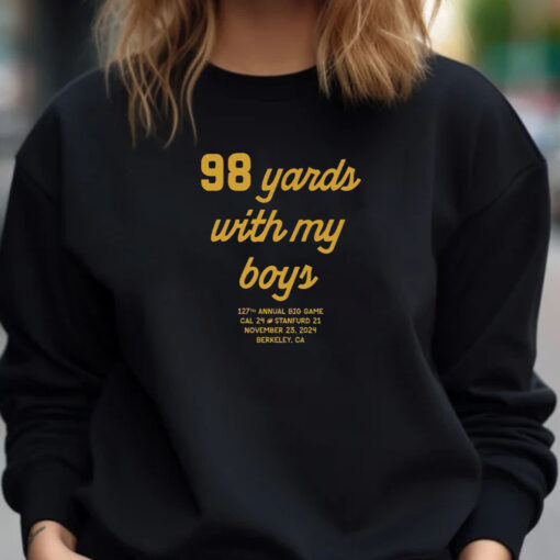 98 Yards with My Boys T-Shirt 20241