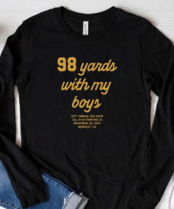 98 Yards with My Boys T-Shirt 20243