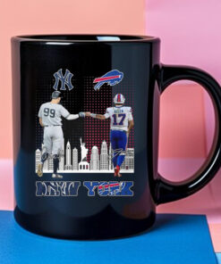 Arron Judge Yankees Allen Bills New York Mug 2024