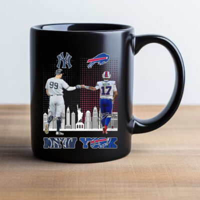 Arron Judge Yankees Allen Bills New York Mug 20242