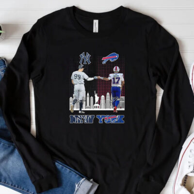 Arron Judge Yankees Allen Bills New York T-Shirt3