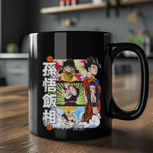 Awesome The Ages Of Gohan Dragon Ball Z Cartoon Mug 20242