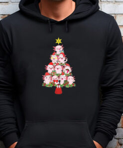 Axolotl Christmas Tree Sweatshirt , T-shirt , Hoodie , Long Sleeve T-shirt