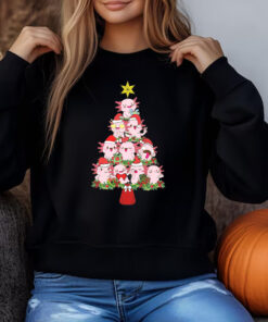 Axolotl Christmas Tree Sweatshirt , T-shirt , Hoodie , Long Sleeve T-shirt33