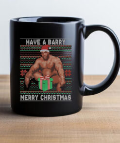 Barry Sitting Have a Barry Ugly Christmas Mug 20242