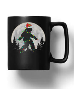 Bigfoot Santa Christmas Lights Mug 20241