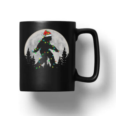 Bigfoot Santa Christmas Lights Mug 20241