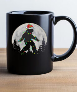 Bigfoot Santa Christmas Lights Mug 20242