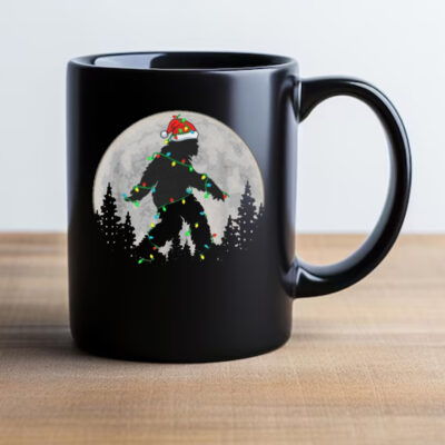 Bigfoot Santa Christmas Lights Mug 20242