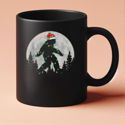 Bigfoot Santa Christmas Lights Mug 20243