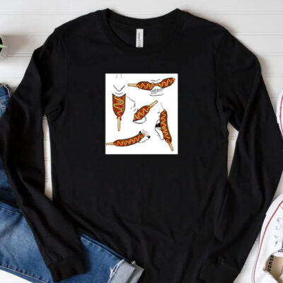 Buboosenchan Eating Corn Dog T-Shirt 20244