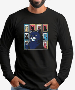 Cat Face Vibe Graphic Sweatshirt , T-shirt , Hoodie , Long Sleeve T-shirt Characteristic Emo1