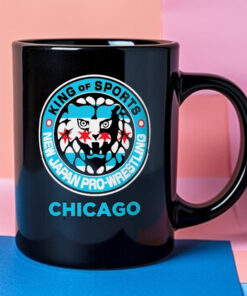 Chicago Lion Mark King Of Sports New Japan Pro-Wrestling Logo Mug 2024