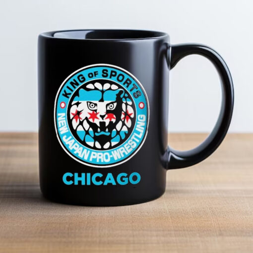 Chicago Lion Mark King Of Sports New Japan Pro-Wrestling Logo Mug 20242