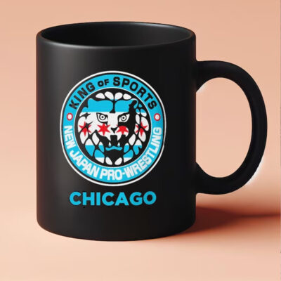 Chicago Lion Mark King Of Sports New Japan Pro-Wrestling Logo Mug 20243