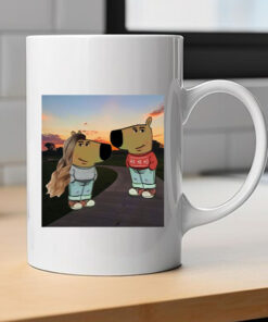 Chill Guy And Chill Girl Meme Mug 2024