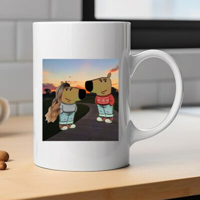 Chill Guy And Chill Girl Meme Mug 2024