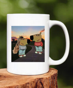 Chill Guy And Chill Girl Meme Mug 20241