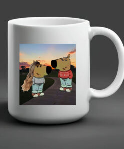 Chill Guy And Chill Girl Meme Mug 20242