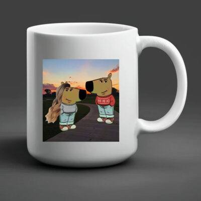 Chill Guy And Chill Girl Meme Mug 20242