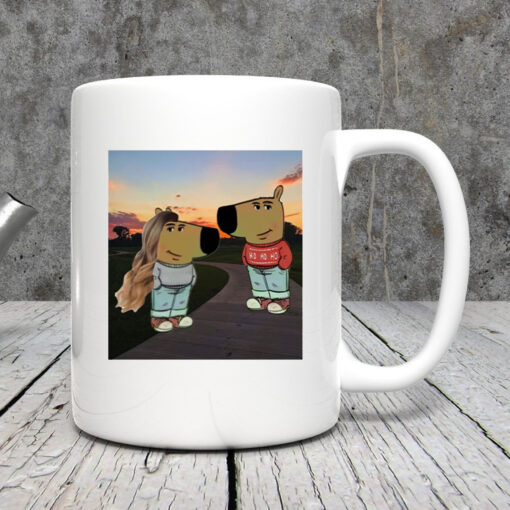 Chill Guy And Chill Girl Meme Mug 20243