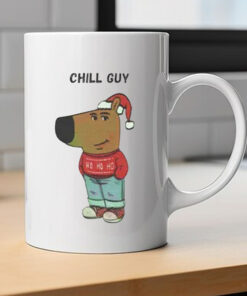 Chill Guy Christmas Mug 20243