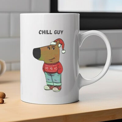 Chill Guy Christmas Mug 20243